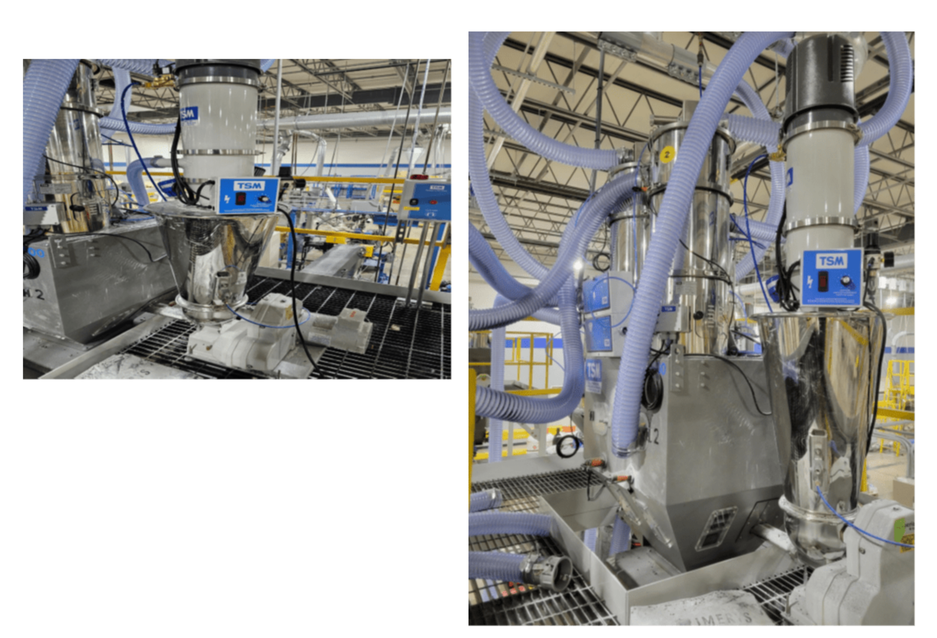 Polysource Powder Blender with Material Handling System at PolySource LLC